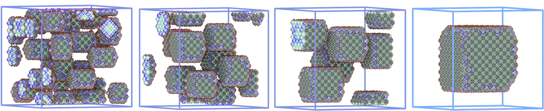 Self-limiting self-assembly of 3D particles